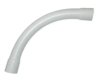 TRIPAC FITTING SWEEP BEND 90DEG COMM 25MM WHITE (10) COMB25-90