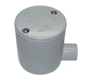 TRIPAC JUNCTION BOX DEEP 1 WAY ENTRY 25MM GREY (10/each) DJB1-25