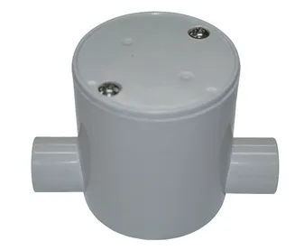 TRIPAC JUNCTION BOX DEEP 2 WAY ENTRY 25MM GREY (10/each) DJB2-25