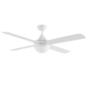 Martec Link 1220mm 4 Blade Ceiling Fan & Light 2 x E27 White FSL1244W