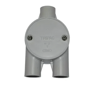 TRIPAC JUNCTION BOX TANG SHALL Y WAY ENTRY 20MM (10/each) JTY-20