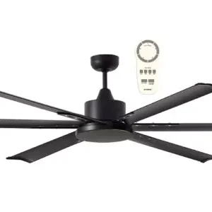 Martec Albatross DC Remote Control Ceiling Fan Motor Only Pack Matt Black MAFMMR