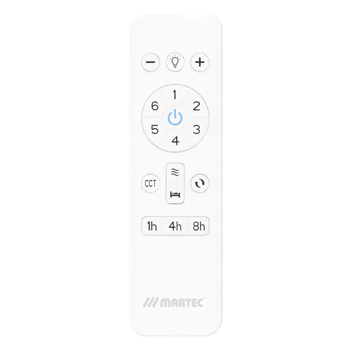 Martec Metro DC Close to Ceiling 3 ABS Blade 1320mm Hugger WIFI & Remote Control Ceiling Fan with Variable Dim 16w CCT LED Light White/Oak MDCM1333WO - Image 2