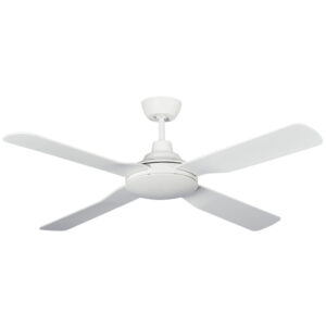 Martec Discovery II 1220mm 4 Blade ABS Ceiling Fan Only White MDF124W