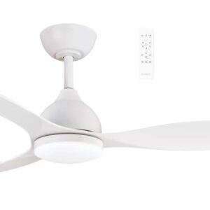 Martec Fresno DC Close to Ceiling 3 ABS Blade 1320mm Hugger WIFI & Remote Control Ceiling Fan Matt Black MFDC133M