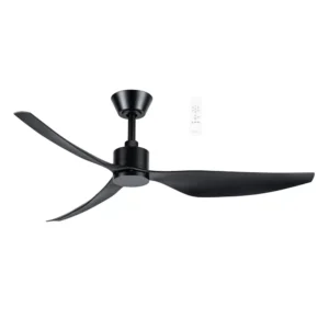 Martec Genoa DC 1270mm 3 ABS Blade WIFI & Remote Control Ceiling Fan Only Matt Black MGDC133M