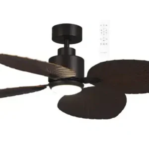 Martec Kingston DC 1260mm 3 ABS Blade WIFI Remote Control Ceiling Fan with Variable Dim 24w CCT LED Light Old Bronze MKDC1243OB
