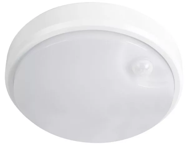 Martec Cove 210mm LED Round Bunker Light 15w Tricolour W/ PIR Sensor MLXCR34615S