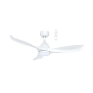 Martec Scorpion DC 1066mm 3 ABS Blade WIFI & Remote Control Ceiling Fan with Variable Dim 20w CCT LED Light Matt White MSDC1033W
