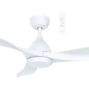 Martec Scorpion DC 1066mm 3 ABS Blade WIFI & Remote Control Ceiling Fan Only Matt White MSDC103W