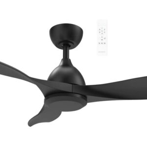 Martec Scorpion DC 1320mm 3 ABS Blade WIFI & Remote Control Ceiling Fan Only Matt Black MSDC133M