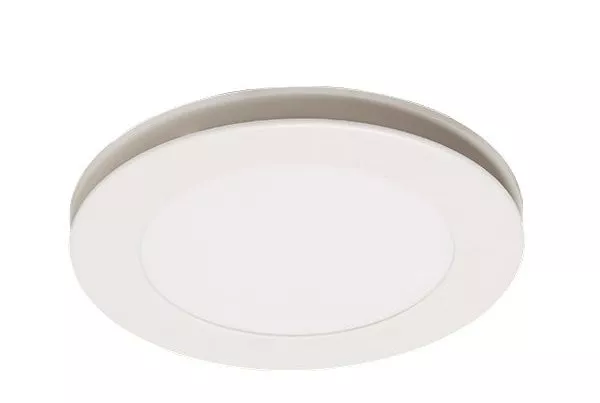 Martec Flow Round 300mm Exhaust Fan & 12w Tricolour LED Light White MXFLFR30W