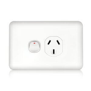 Transco Power Point Single 10a Slim Wafer P1W