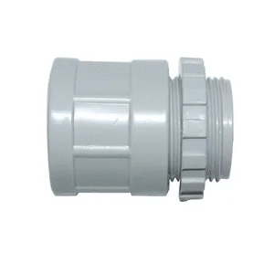 TRIPAC FITTING ADAPTER PLAIN TO SCREW 20MM GREY (50/each) PS20-P