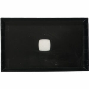 Transco Switch 1 Gang Cover Black S1C/B