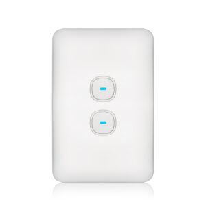 Transco Switch 2 Gang 10a Slim Elite S2E