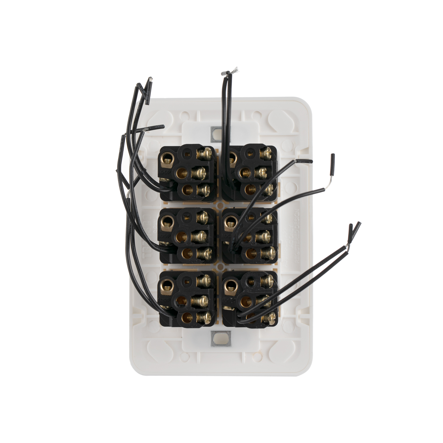 Transco Switch 6 Gang 10a Slim Elite S6E