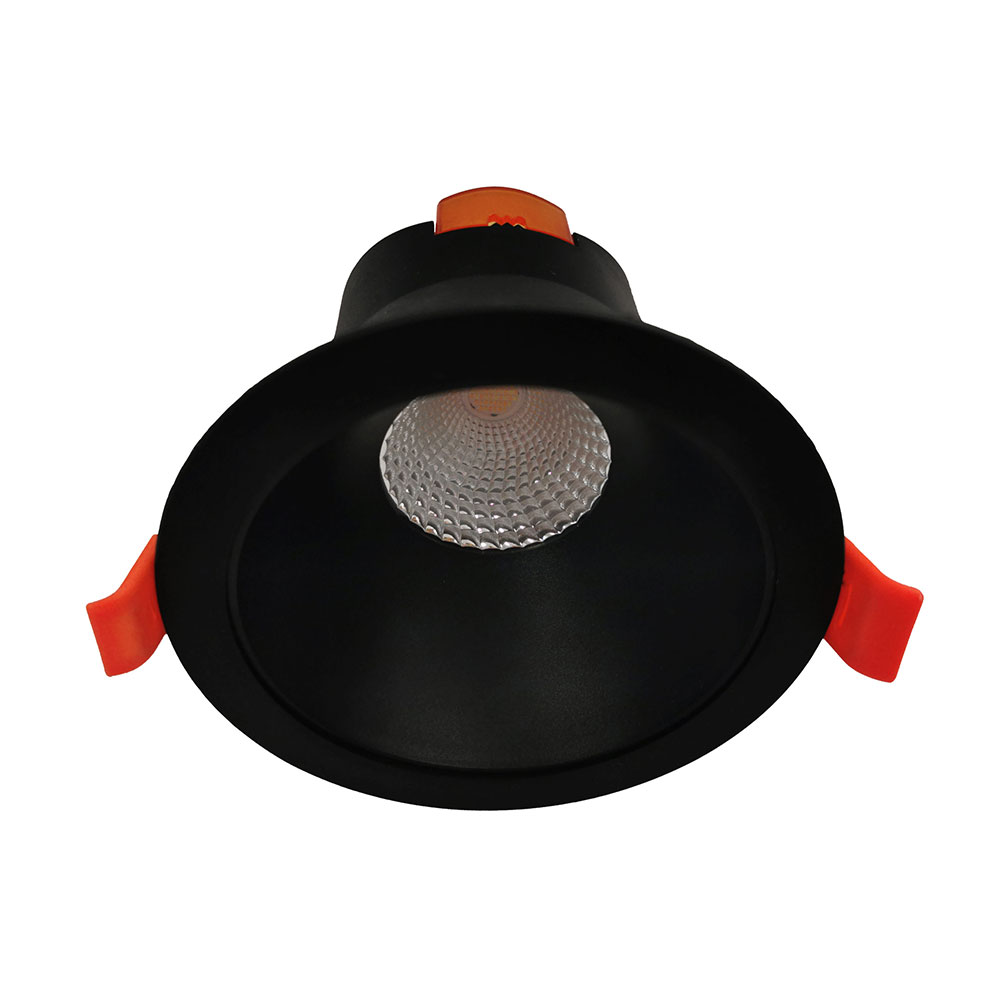 Martec Rex 9W Tricolour LED Downlight Matt Black TLRD3459MD