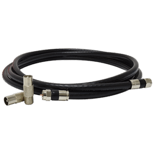 MATCHMASTER 2M RG6 QUAD SHIELD FLYLEAD WITH ADAPTORS : DA-FL26