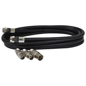 : MATCHMASTER Flylead 2m RG59 QUAD + adpt D/Pack : DA-FLY2M