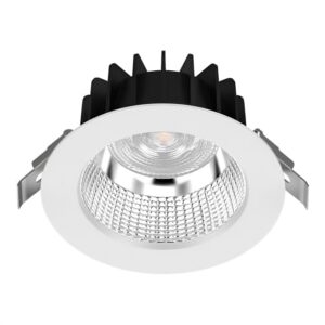 TRADESAVE LED 18W Faceted Downlight Tricolour Dimmable Recesed White
