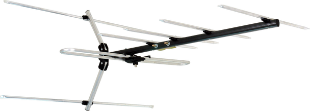 Digitek LTE Series 7 Element Metropolitan Premium YAGI VHF Antenna with Vertical Standoff Bracket 01DV307LW