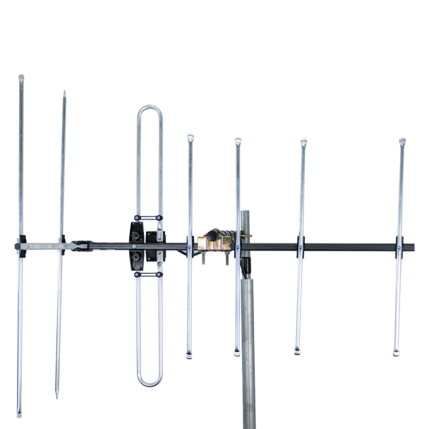 Digitek LTE Series 4 Element Metropolitan Premium YAGI VHF Antenna with Vertical Standoff Bracket 01DV304LW