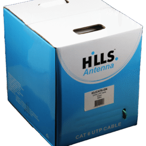 Hills Antenna 4 Pair CAT6 UTP LAN Cable 305M Box - Green 03JCAT6-GN