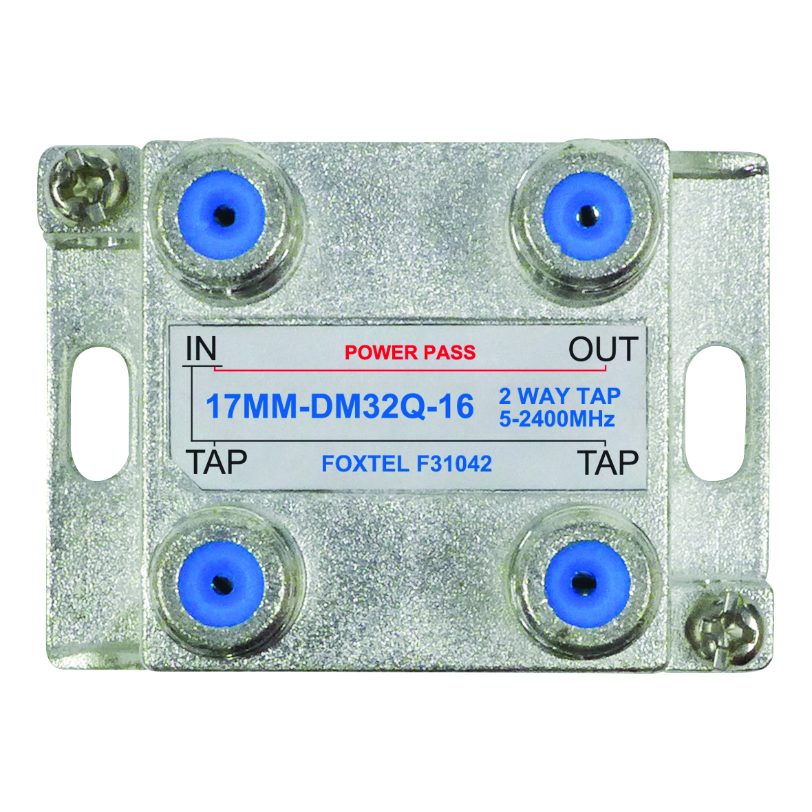 MATCHMASTER 2 WAY 16DB HIGH ISOLATION TAP FOR MATV, TDT AND SAT : 17MM-DM32Q-16