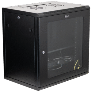 Datatek 12U 450mm Deep Wall Mount Data Cabinet - FPS Series 24B12RW64FPS