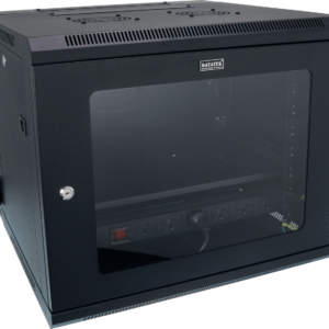 : Datatek 9U 600mm Swing Frame Wall Mount Data Cabinet - SFPS Series 24B9RWS66FPS