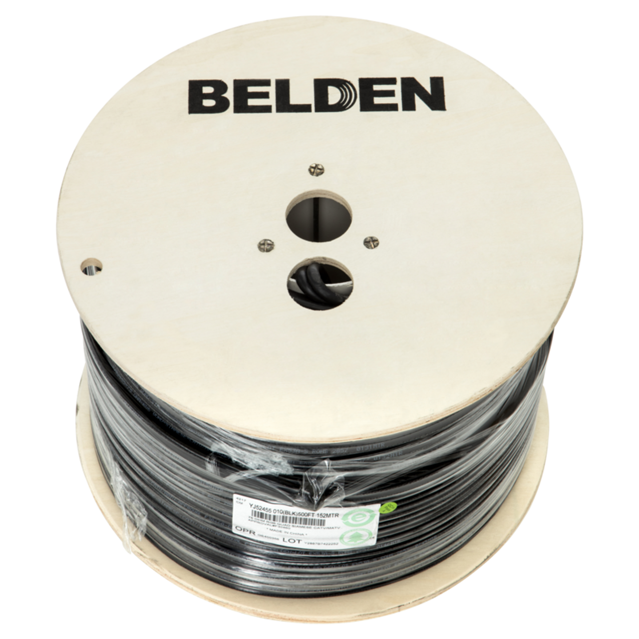 Belden BC71502 RG6 Quad Shield 152m Reel - Siamese BC71502