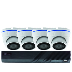 MATCHMASTER LAN POE KIT - 2TB NVR 4 X DOME CAMERAS : 50MM-KD001