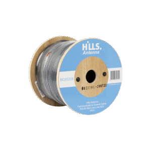 Hills Antenna High Quality 50 Ohm RG58 Mini Low Loss Coaxial Cable - 100M Roll BC85208