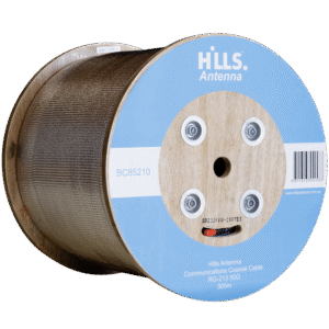Hills Antenna High Quality 50 Ohm RG213 Low Loss Coaxial Cable - 305M Roll BC85210