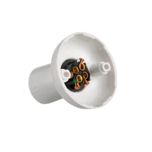 Transco BC Lamp Holder Socket with Skirt and Base Plate BH