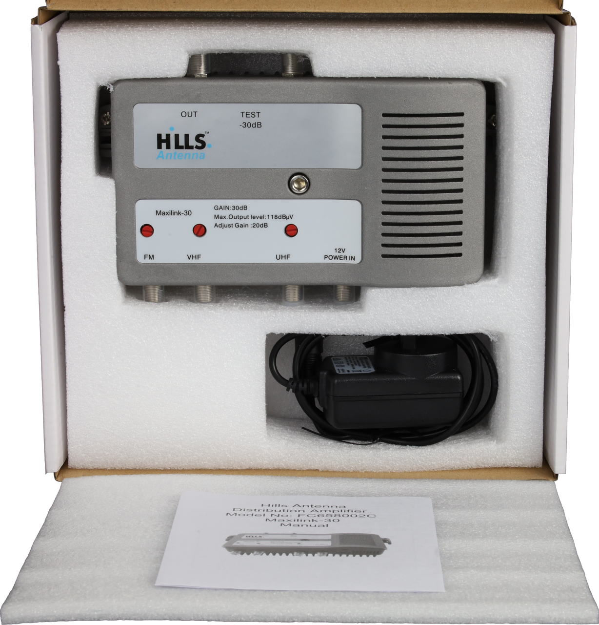 Hills Antenna FC658002C Maxilink-30 Distribution Amplifier FC658002C