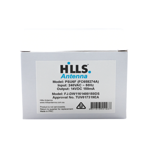 Hills Antenna FC658274A PSU6F 150mA Plug Pack Power Supply & Injector FC658274A