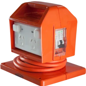 Transco IP53 RCBO portable power outlet 15a 30ma transco PPO15T