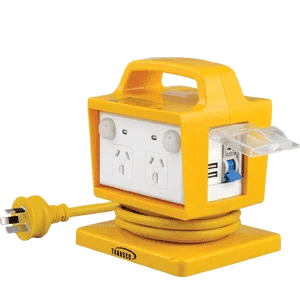 Transco IP65/54 RCBO portable power outlet 10a 30ma with usb charger transco PPOPUSB