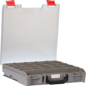 StorageTek Case Small Clear PC Lid-Grey 33STSC-GY