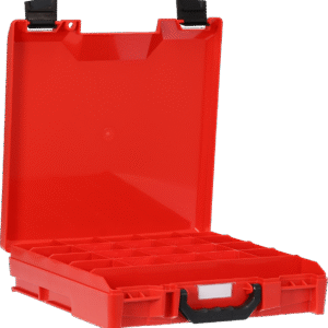 StorageTek Case Small ABS Lid-Red with Black Clasps 33STS-RD