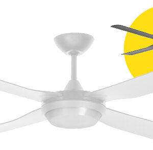 Fantech CAVALIER 4 BLADE DC CEILING FAN CAV48WHLED