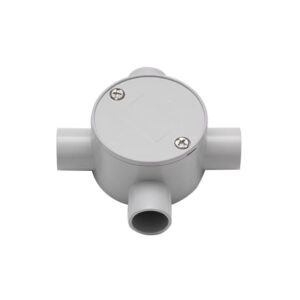 AVOL 20mm Grey 4-way Junction Box CNA123