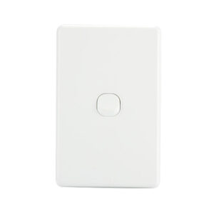 AVOL Light Switch 1 Gang - White ESW130