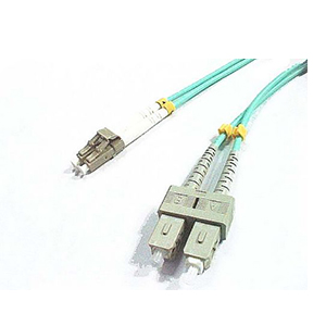 None LC-SC OM3 Multimode Fibre Optic Patch Lead - 1m FCLCSC1M