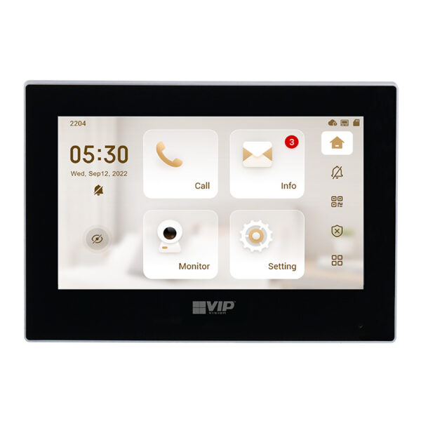 VIP Vision IP Intercom Monitor Black INTIPMONKB