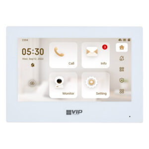 VIP Vision Residential Series Touchscreen IP Intercom Monitor (White) INTIPMONKW