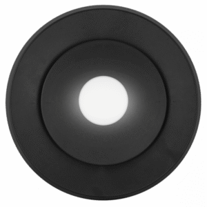 FANTECH RAPID RESPONSE 200 ROUND BLACK GRILL WITH LED RESPG8-RNBK-TRILED