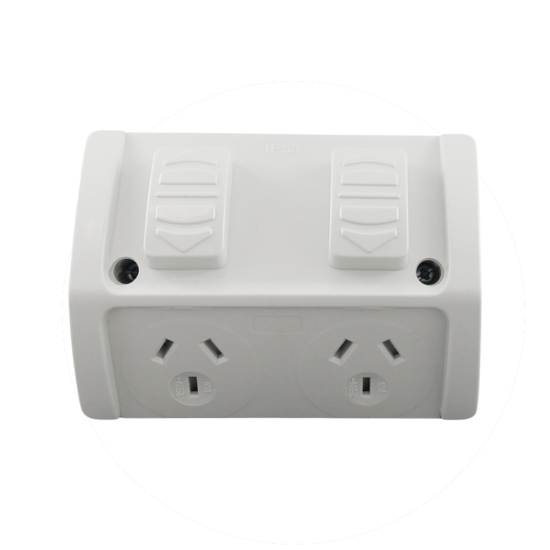 Connected Switchgear Splash Series Double GPO CS-WPOD10NC